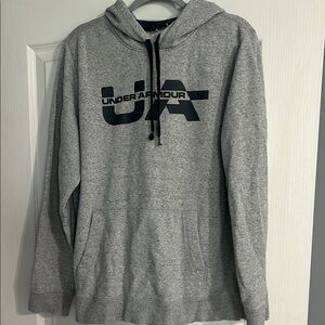 Under Armour unisex men’s medium women’s large Gray Hoodie
